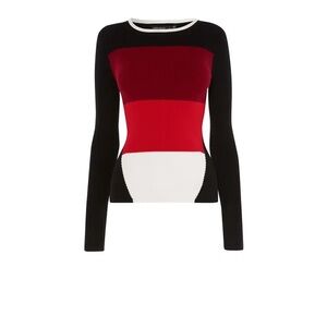 Colorblock Long Sleeve Sweater